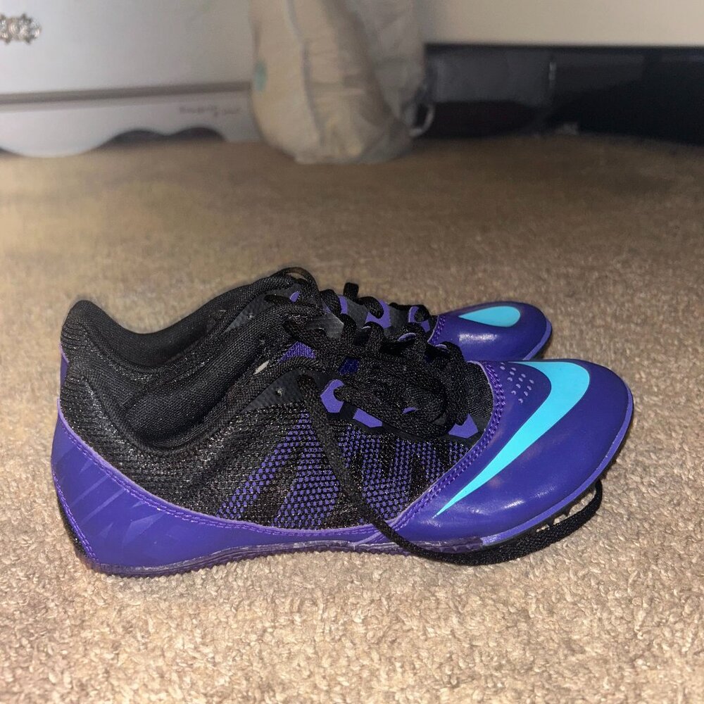 Nike Rival Sprint Spikes - Purple/Black/Blue